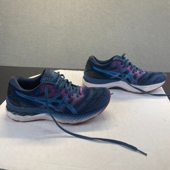 Asics Gel-Nimbus Women's Athletic Shoes Size 8.5 Running Blue Purple - Picture 1 of 12